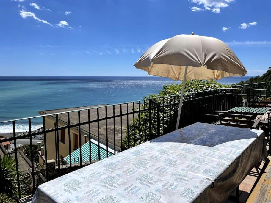 Ocean View Villa With Fast Wi-Fi And Elevator To Town Levanto Zewnętrze zdjęcie